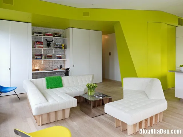 Mẫu căn hộ nhỏ tuyệt đẹp nhờ thiết kế thiết kế nội thất thông minh
