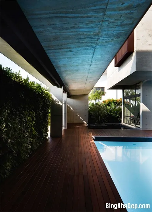 Ngôi nhà hiện đại đủ không gian cho 3 thế hệ tại Singapore