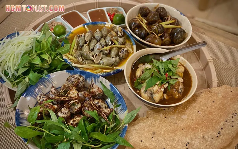 Lưu lại top 10+ quán ốc hút miền Trung ở Sài Gòn siêu ngon