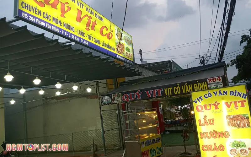 Top 10+ quán vịt cỏ Vân Đình ở Sài Gòn siêu ngon