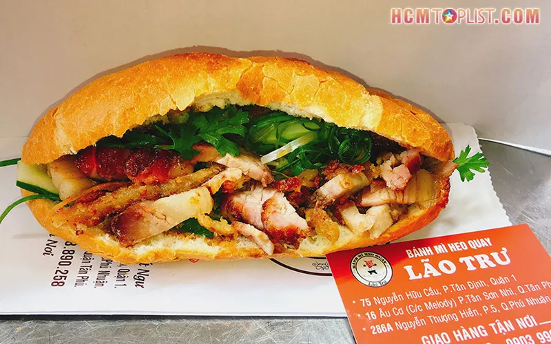 Top 10+ tiệm bánh mì heo quay ngon ở Sài Gòn nổi tiếng