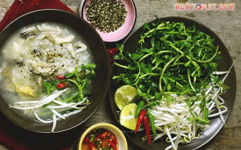 Top 5+ quán cháo cá lóc rau đắng ở Sài Gòn ngon nhất